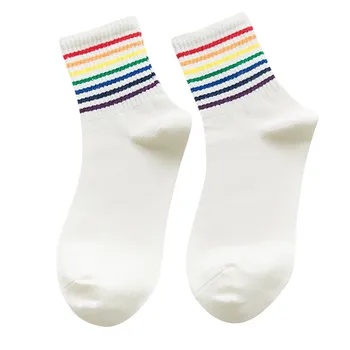 Winter New Unisex Cotton Rainbow Striped Socks Xmas Fashion Warm Chrismas Носки Женские
Winter New Unisex Cotton Rainbow Striped Socks Xmas Fashion Warm Chrismas Носки Женские