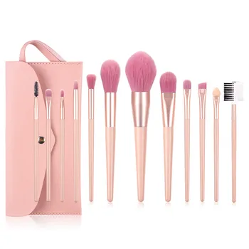 12pcs Make Up Brush Set With Bag Pink Handle Delicate Makeup Brushes Powder Foundation Contour and Eye Brushes 2020 NEW T12090
12pcs Make Up Brush Set With Bag Pink Handle Delicate Makeup Brushes Powder Foundation Contour and Eye Brushes 2020 NEW T12090