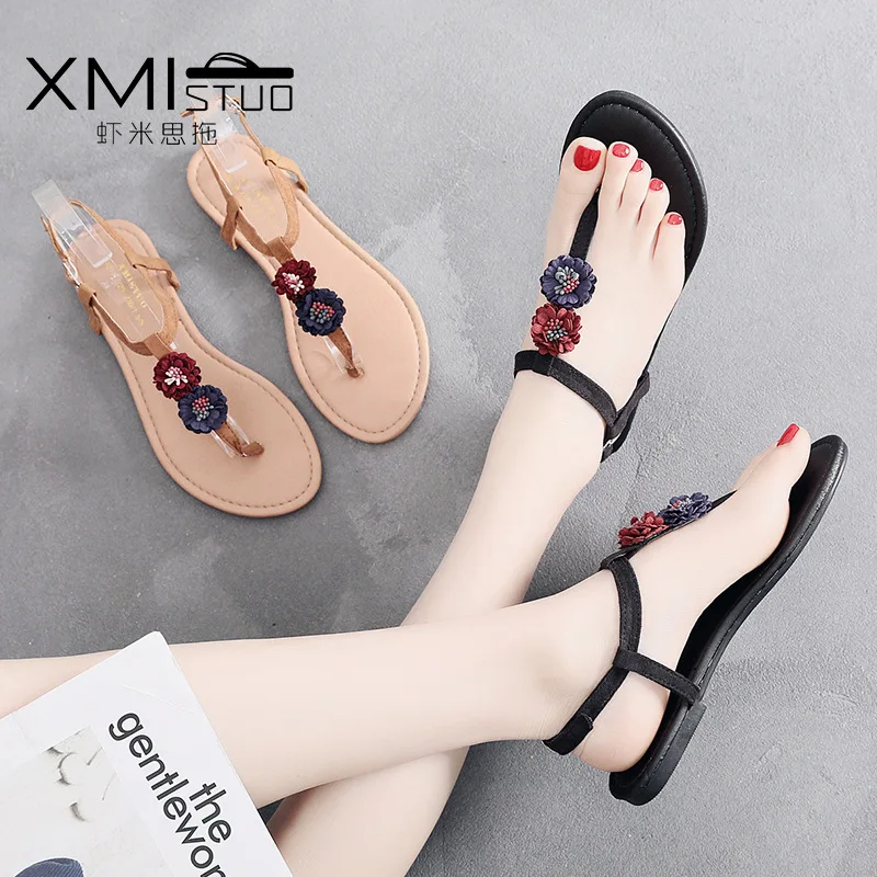 Sandals Female Summer Flat Flip-flops Anti-slip Bohemian Sandals Seaside WOMEN'S Casual Shoes Fashion
Sandals Female Summer Flat Flip-flops Anti-slip Bohemian Sandals Seaside WOMEN'S Casual Shoes Fashion