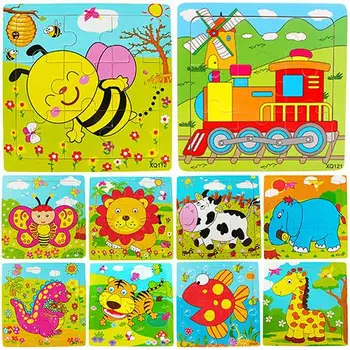 Kids Baby Cartoon Jigsaw Multicolor Animals Jigsaw Wooden 9 Pieces Colorful Jigsaw Puzzle Toy Toddler for Kids
Kids Baby Cartoon Jigsaw Multicolor Animals Jigsaw Wooden 9 Pieces Colorful Jigsaw Puzzle Toy Toddler for Kids