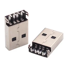 10PCS A Type 4Pin USB 2.0 Male Plug SMT Connector for Data Transmission Charging
10PCS A Type 4Pin USB 2.0 Male Plug SMT Connector for Data Transmission Charging