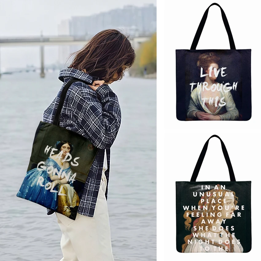 Уличная пляжная сумка в стиле барокко классическая женская сумка-тоут с масляным
