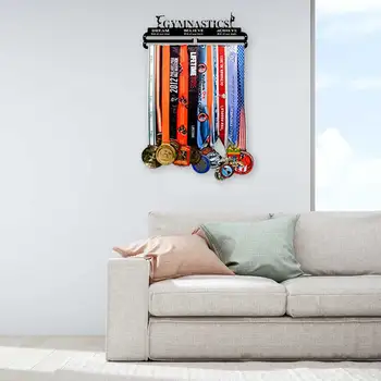Gymnastics Stainless Steel Wall Mount Medal Display Rack Awards Holder Black Home Easy Install Running Swimming Sport Organizer 
Gymnastics Stainless Steel Wall Mount Medal Display Rack Awards Holder Black Home Easy Install Running Swimming Sport Organizer