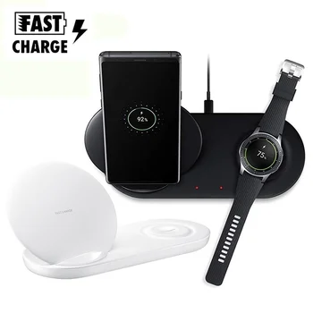 2 In 1 Wireless Charger Station For Galaxy S10 S9 S8 Plus Note10+ 9 8 Wirless Mobile Charger For Samsung Watch Chargeur Sans Fil 
2 In 1 Wireless Charger Station For Galaxy S10 S9 S8 Plus Note10+ 9 8 Wirless Mobile Charger For Samsung Watch Chargeur Sans Fil
