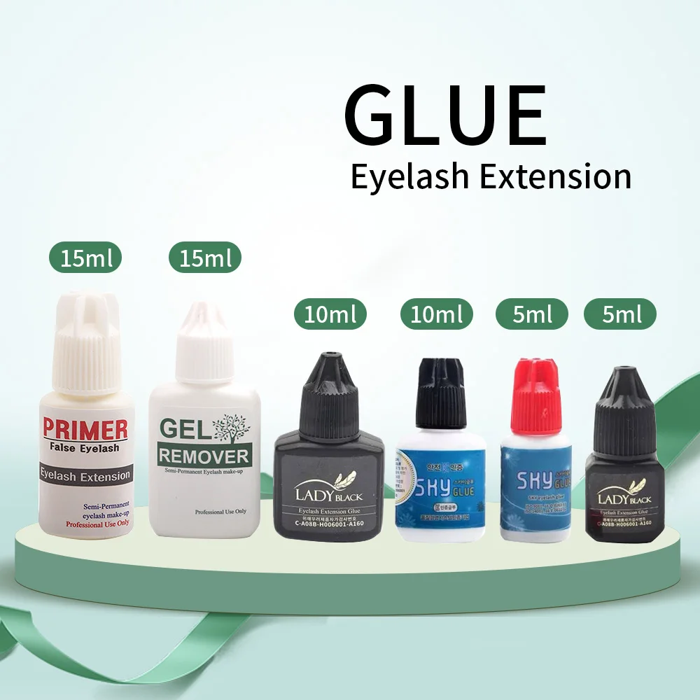 1Bottle Sky Glue/Lady Black Glue for Eyelash Extension with Low Irritation 3-4 second Fast Drying Glue Primer/Cleaner
1Bottle Sky Glue/Lady Black Glue for Eyelash Extension with Low Irritation 3-4 second Fast Drying Glue Primer/Cleaner