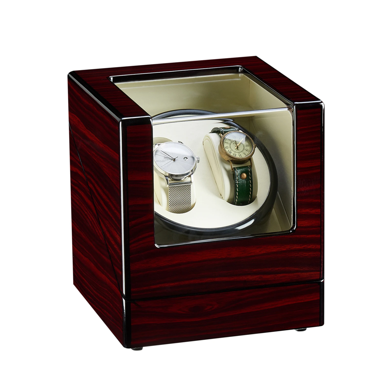Double Automatic Watch Winder Box Rotation Wood Display Case Storage Organizer Beautiful Craft Noiseless Motor Sandalwood Red
Double Automatic Watch Winder Box Rotation Wood Display Case Storage Organizer Beautiful Craft Noiseless Motor Sandalwood Red
