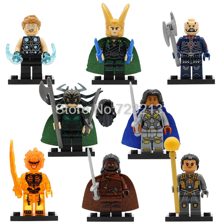 Super Hero X0185 Thor Figure Loki Topaz Heimdall Hela Surtur Valkyrie Executioner Set Model Building Blocks kits Toys Legoing
Super Hero X0185 Thor Figure Loki Topaz Heimdall Hela Surtur Valkyrie Executioner Set Model Building Blocks kits Toys Legoing