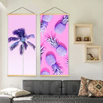 Home Art Decoration Wall Artwork Pineapple Coconut Tree Painting Solid Wood Hanging Scrolls Canvas Print Pictures Modern Posters
Home Art Decoration Wall Artwork Pineapple Coconut Tree Painting Solid Wood Hanging Scrolls Canvas Print Pictures Modern Posters
