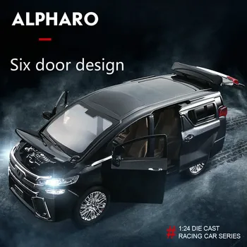 1/24 Diecast Toy Vehicle Alpha Metal Model Toy Simulation Nanny Car Black Toy Car Modified Car 6 Doors Can Be Opened
1/24 Diecast Toy Vehicle Alpha Metal Model Toy Simulation Nanny Car Black Toy Car Modified Car 6 Doors Can Be Opened