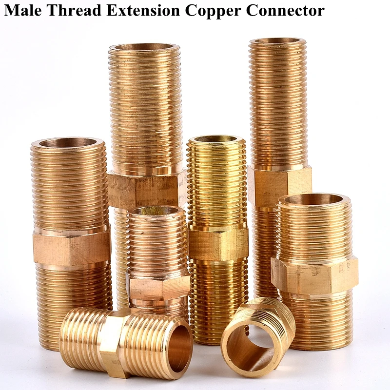 1/2" 3/4" Male Thread Brass Pipe Connector Watering Irrigation Extended Threaded Rod Copper Joint Water Oil Gas Coupler Adapter
1/2" 3/4" Male Thread Brass Pipe Connector Watering Irrigation Extended Threaded Rod Copper Joint Water Oil Gas Coupler Adapter