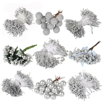 8/10/12/90/144pcs Silver Mixed Hybrid Emulation Flower Cherry Stamen Pistil Berries Bundle DIY Cake Christmas Wedding Gift Box
8/10/12/90/144pcs Silver Mixed Hybrid Emulation Flower Cherry Stamen Pistil Berries Bundle DIY Cake Christmas Wedding Gift Box