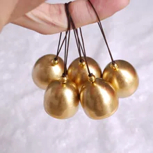 10 Pieces Christmas Metal Bell Decoration Pure Copper Bell Pendant Brass Door Bell Diy Craft Wind Chimes Making Art Brass Bell
10 Pieces Christmas Metal Bell Decoration Pure Copper Bell Pendant Brass Door Bell Diy Craft Wind Chimes Making Art Brass Bell