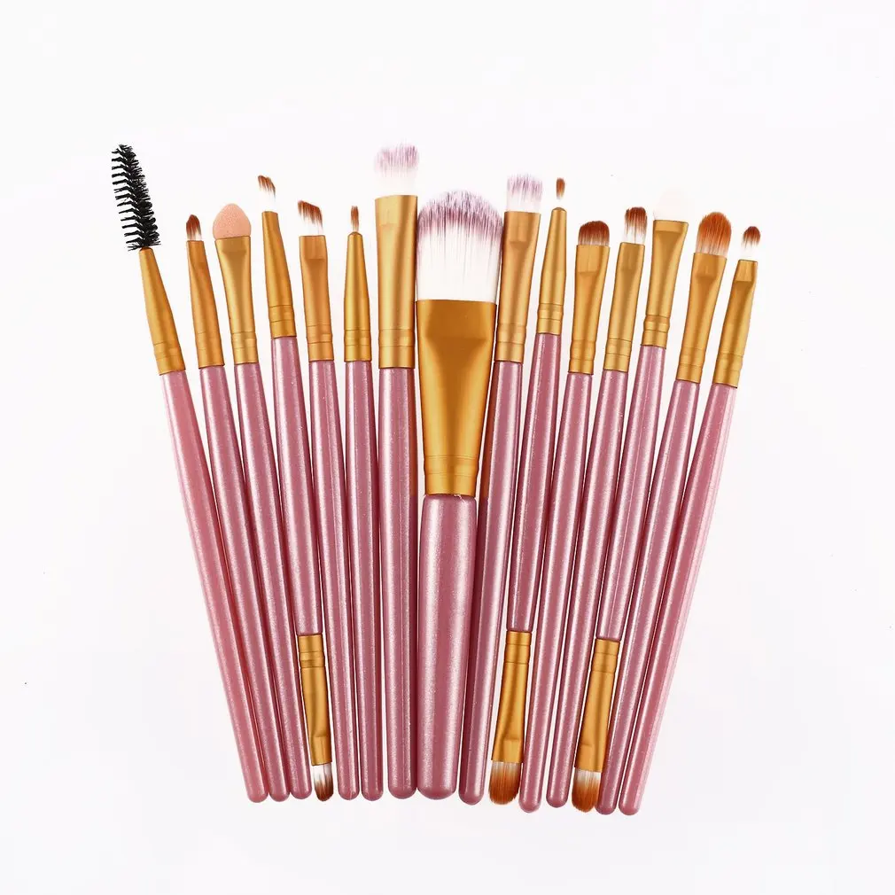 15Pcs Makeup Brushes Set Kits Eyelash Lip Foundation Powder Eye Shadow Brow Eyeliner Cosmetic Make Up Brush Beauty Tool
15Pcs Makeup Brushes Set Kits Eyelash Lip Foundation Powder Eye Shadow Brow Eyeliner Cosmetic Make Up Brush Beauty Tool