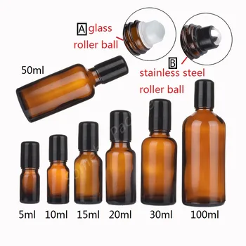 12pcs/Lot 5-100ml Refillable Ball Roller Bottles Amber Glass Roll On Bottle Empty Essential Oil Bottle
12pcs/Lot 5-100ml Refillable Ball Roller Bottles Amber Glass Roll On Bottle Empty Essential Oil Bottle