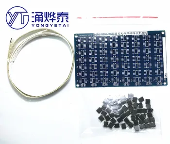 SMT SMD Component Welding Practice Board Soldering DIY Kit Resitor Diode Transistor By start Learning SOP8 chip 0805 PCB 0603 S
SMT SMD Component Welding Practice Board Soldering DIY Kit Resitor Diode Transistor By start Learning SOP8 chip 0805 PCB 0603 S