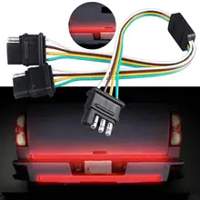 O chicote de fios leve do reboque adiciona o conector liso do fio do adaptador da maneira da tomada 4 do pino(China)