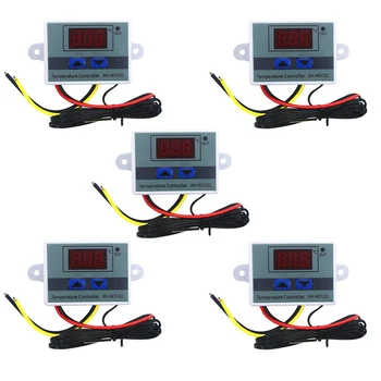 5Pcs 110-220V Ac Digital Led Temperature Controller Xh-W3001 for Incubator Cooling Heating Switch Thermostat Ntc Sensor
5Pcs 110-220V Ac Digital Led Temperature Controller Xh-W3001 for Incubator Cooling Heating Switch Thermostat Ntc Sensor