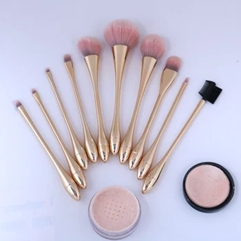 10Pcs/set Synthetic Makeup Brushes Slim Plastic Smooth Handle for Foundation Powder Eyeshadow Brushes Set Kit MH88
10Pcs/set Synthetic Makeup Brushes Slim Plastic Smooth Handle for Foundation Powder Eyeshadow Brushes Set Kit MH88