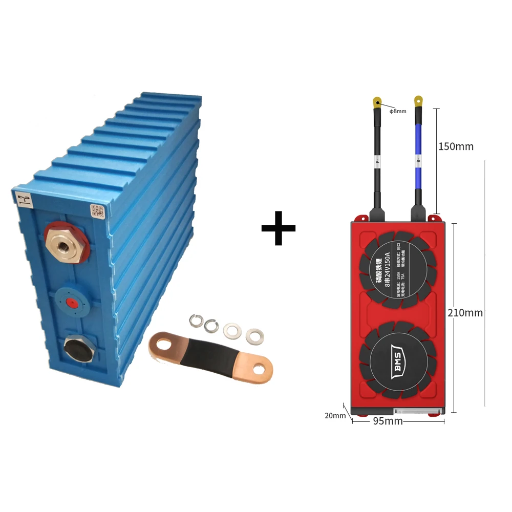 Deep cycle Life SE200 LEF CALB Batteries 24V 200ah With 8S 24V 150A BMS for UPS storage Systerm EV Motor With Element included
Deep cycle Life SE200 LEF CALB Batteries 24V 200ah With 8S 24V 150A BMS for UPS storage Systerm EV Motor With Element included