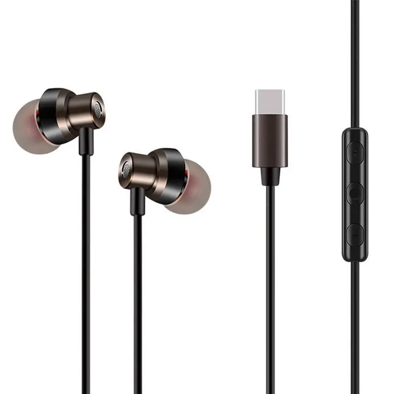 Wired Earphones Soft Silicone In-ear Earbuds Stereo Music Headset with Type-c Connector for Huawei P30 Pro/P20 Pro/Mate 10 Pro
Wired Earphones Soft Silicone In-ear Earbuds Stereo Music Headset with Type-c Connector for Huawei P30 Pro/P20 Pro/Mate 10 Pro