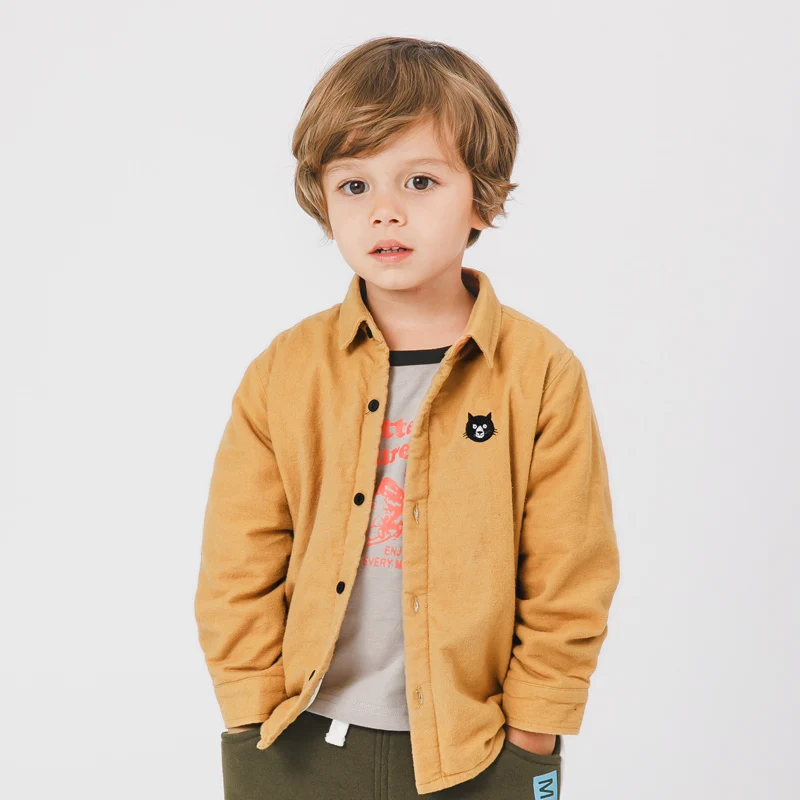 Fashion Boy Long-sleeved Shirt Winter Thicken Warm Children's Clothing Blouses 2019 Children's Clothing Standing Collar Shirts
Fashion Boy Long-sleeved Shirt Winter Thicken Warm Children's Clothing Blouses 2019 Children's Clothing Standing Collar Shirts
