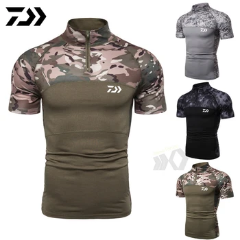 Daiwa Clothing Camouflage T-shirt Men Fishing Clothing Short Sleeve Fishing Clothes Outdoor Breathable Fishing T Shirts Sports 
Daiwa Clothing Camouflage T-shirt Men Fishing Clothing Short Sleeve Fishing Clothes Outdoor Breathable Fishing T Shirts Sports