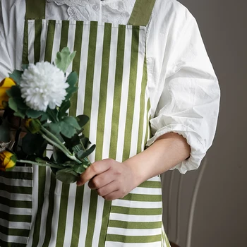 Vest-style Apron Polka Dot / Striped Print with Double Pockets Widened Shoulder Strap Lengthen Bandage Kitchen Accessories
Vest-style Apron Polka Dot / Striped Print with Double Pockets Widened Shoulder Strap Lengthen Bandage Kitchen Accessories