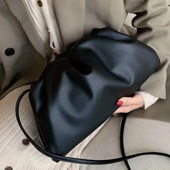 36cm Big Soft PU Leather Cloud Pouch Women Handbag Quality Fashion Luxury Designer Clutch Bag Lady Large Ruched Shoulder Bag
36cm Big Soft PU Leather Cloud Pouch Women Handbag Quality Fashion Luxury Designer Clutch Bag Lady Large Ruched Shoulder Bag
