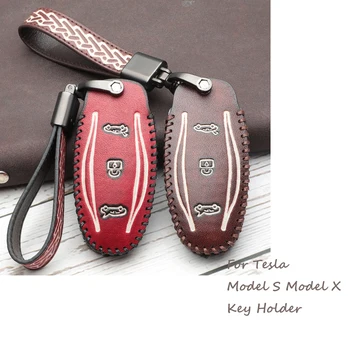 Car Geunine Leather Key Wallet Cover Case Keychain Pocket For Tesla Model S Model X Key Holder Protect Accessories
Car Geunine Leather Key Wallet Cover Case Keychain Pocket For Tesla Model S Model X Key Holder Protect Accessories