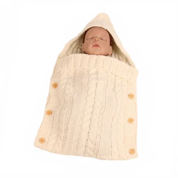 Newborn Baby Knitted Crochet Sleeping Bags Baby Stroller Swaddle Wrap Toddler Swaddling Blanket Sleep Bags
Newborn Baby Knitted Crochet Sleeping Bags Baby Stroller Swaddle Wrap Toddler Swaddling Blanket Sleep Bags