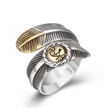 925 Sterling Silver Fine Jewelry For Men Women Feather Fashion Opening Couple Gift Ladies Ring
925 Sterling Silver Fine Jewelry For Men Women Feather Fashion Opening Couple Gift Ladies Ring