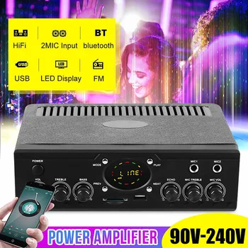 CLAITE Professional 30W High Power Stereo Amplifier bluetooth FM USB SD Karaoke KTV Home Theater Sound System Mini Amplifier
CLAITE Professional 30W High Power Stereo Amplifier bluetooth FM USB SD Karaoke KTV Home Theater Sound System Mini Amplifier