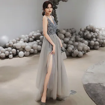 Sexy Backless Bride Bridal Wedding Dress Deep V-neck Hight Spilt Lady Qipao Robe De Soiree Luxury Bling Full Length PLUS SIZE
Sexy Backless Bride Bridal Wedding Dress Deep V-neck Hight Spilt Lady Qipao Robe De Soiree Luxury Bling Full Length PLUS SIZE
