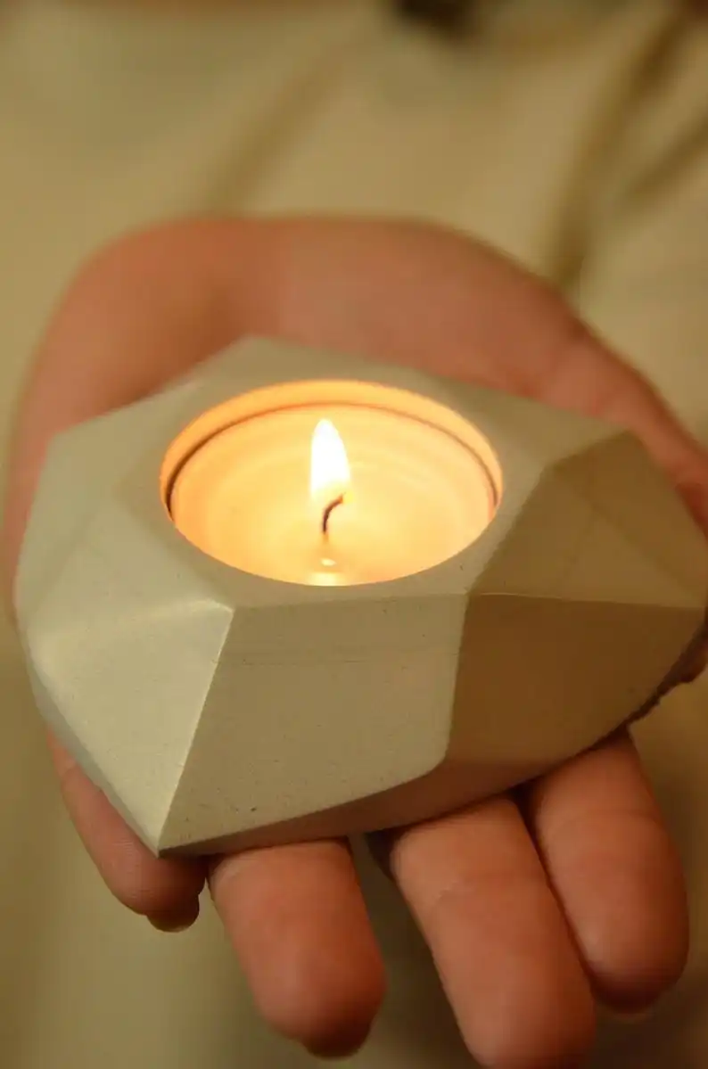 Силиконовые бетонные формы для свечи Tealight держатель пресс DIY рождественские