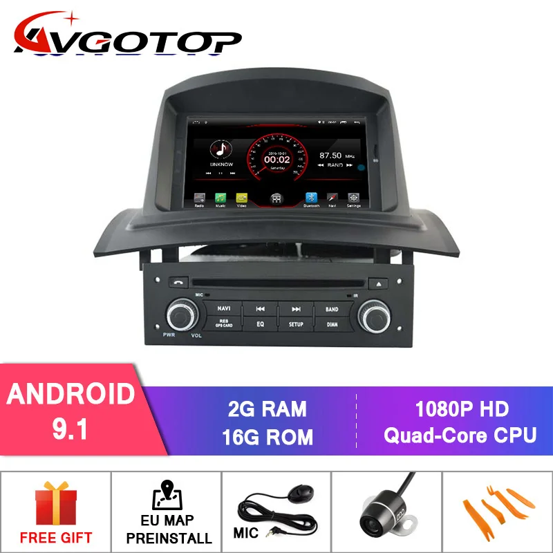 AVGOTOP Android 9 Car Radio Navigation Player for RENAULT MeganeII Fluence (2002-2008) MP3 MP4 Wifi Vehicle GPS Multimedia
AVGOTOP Android 9 Car Radio Navigation Player for RENAULT MeganeII Fluence (2002-2008) MP3 MP4 Wifi Vehicle GPS Multimedia