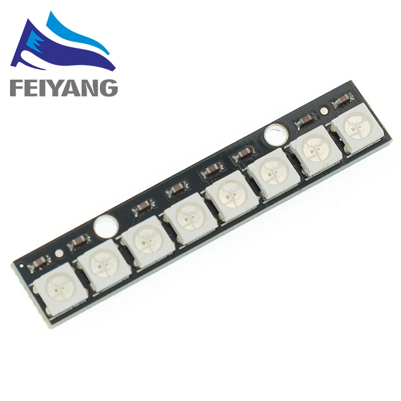 10 шт. SAMIORE 8 бит канальный сетевой видеорегистратор WS2812b 5050 RGB светодиодный свет
