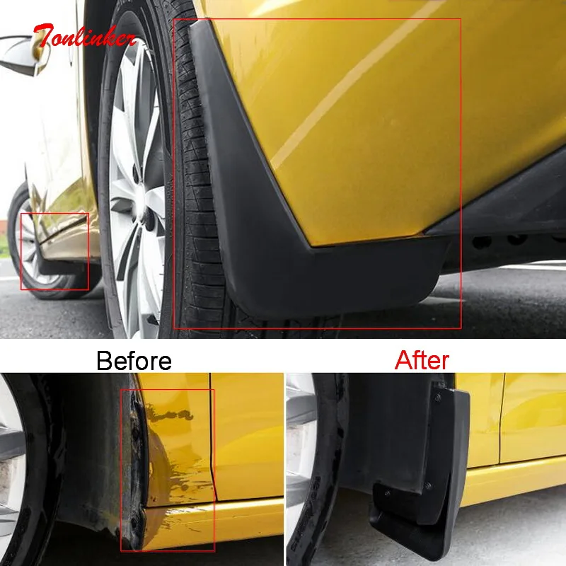 Tonlinker Exterior Car Wheels Mudguards Cover Case Sticker for Volkswagen POLO 2019 Car Styling 4 PCS ABS Plastic Cover Sticker
Tonlinker Exterior Car Wheels Mudguards Cover Case Sticker for Volkswagen POLO 2019 Car Styling 4 PCS ABS Plastic Cover Sticker