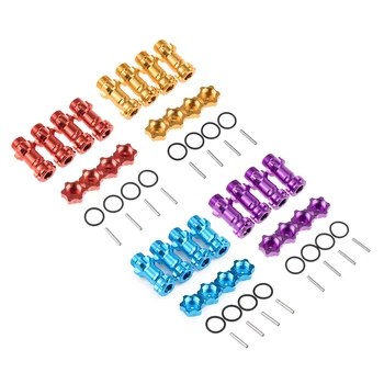 4× Aluminum Alloy 17mm Wheel Hex Hub Adapter 30mm Extension 12mm Anti-Dust Cap Longer Combiner Coupler For RC 1/8 Model car Part 
4× Aluminum Alloy 17mm Wheel Hex Hub Adapter 30mm Extension 12mm Anti-Dust Cap Longer Combiner Coupler For RC 1/8 Model car Part