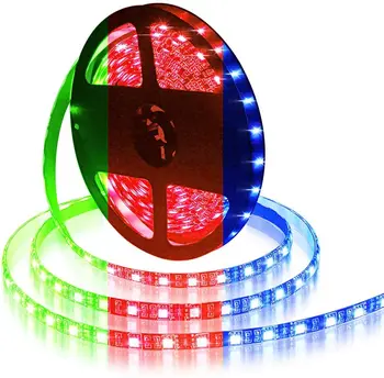 16.4ft 5050 SMD RGB LED Flexible Strip Enhance to VHB Foam Tape, 5M RGB Color Changing LED Ribbon Light Black PCB 300 LEDs DC 12 
16.4ft 5050 SMD RGB LED Flexible Strip Enhance to VHB Foam Tape, 5M RGB Color Changing LED Ribbon Light Black PCB 300 LEDs DC 12