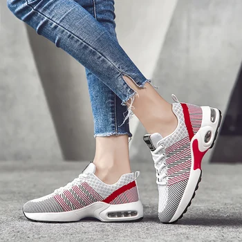 Four Season Women Running Shoes Cushioning Flyknitted Gym Sport Walking Shoes Breathable Light Sneaker 41 Zapatillas Mujer Big42
Four Season Women Running Shoes Cushioning Flyknitted Gym Sport Walking Shoes Breathable Light Sneaker 41 Zapatillas Mujer Big42