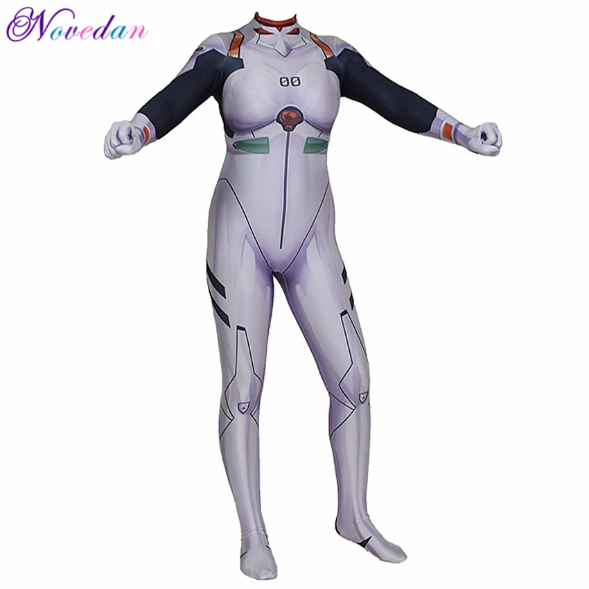 EVA Anime Cosplay Asuka Langley Soryu Ayanami Rei Shinji Ikari Mari Makinami Cosplay Costume Women Anime Bodysuit Zentai Suit EVA Anime Cosplay Asuka Langley Soryu Ayanami Rei Shinji Ikari Mari Makinami Cosplay Costume Women Anime Bodysuit Zentai Suit