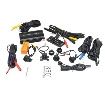 360° Bird View Car Parking Assistance Panoramic System 4 Camera Car DVR Recording Parking Rear View Camera Set
360° Bird View Car Parking Assistance Panoramic System 4 Camera Car DVR Recording Parking Rear View Camera Set