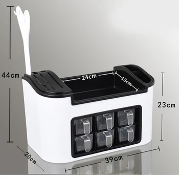Multi-function Household Seasoning Storage Box Large Capacity Cutter Holder Kitchen Supplies LBShipping
Multi-function Household Seasoning Storage Box Large Capacity Cutter Holder Kitchen Supplies LBShipping