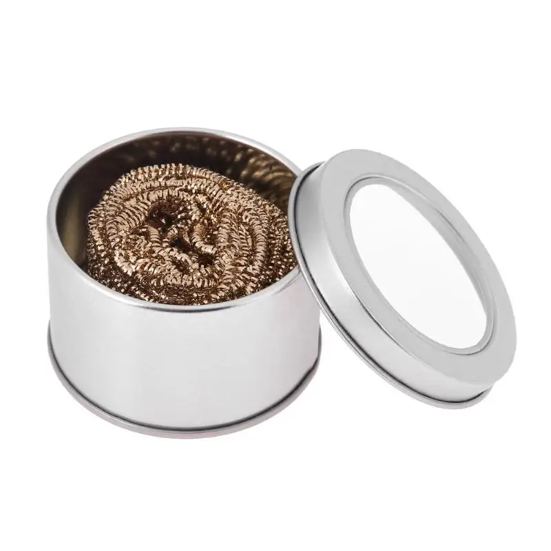 Copper Wire Tin Removal Ball Soldering Iron Tip Cleaner Pure Results for Welding Mould Machinery Accessories Cleaning Ball Tool
Copper Wire Tin Removal Ball Soldering Iron Tip Cleaner Pure Results for Welding Mould Machinery Accessories Cleaning Ball Tool