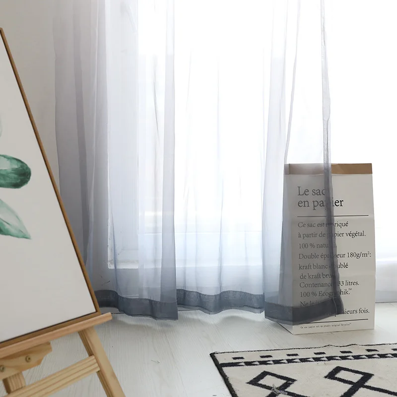 Modern 3d Printed Gradient Tulle Curtains For Bedroom Window Sheer Curtains For Living Room Organza Voile Curtains Drapes Blinds
Modern 3d Printed Gradient Tulle Curtains For Bedroom Window Sheer Curtains For Living Room Organza Voile Curtains Drapes Blinds