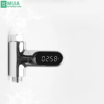 Xiaomi Water Shower Thermometer LED Celsius Fahrenheit Time Display Flow Self-Generating Electricity Water Temperture Meter
Xiaomi Water Shower Thermometer LED Celsius Fahrenheit Time Display Flow Self-Generating Electricity Water Temperture Meter