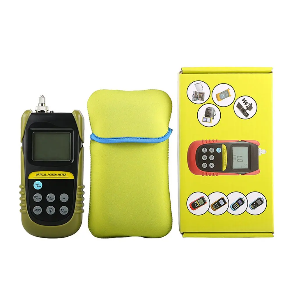 AUA-706G Optical Power Meter Fiber Optic Light Decay Tester Light Multimeter with SC / FC Adapter Light Source
AUA-706G Optical Power Meter Fiber Optic Light Decay Tester Light Multimeter with SC / FC Adapter Light Source