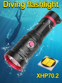 High power led flashlights powerful Diving Flashlight Professional Underwater Diving Light XHP70.2 Dive high lumen LED Torch
High power led flashlights powerful Diving Flashlight Professional Underwater Diving Light XHP70.2 Dive high lumen LED Torch