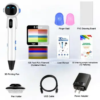 Robot 3d Printing Pen New Astronaut Puzzle Three-color Three-dimensional Printing Pen High Temperature Version Painting Pen
Robot 3d Printing Pen New Astronaut Puzzle Three-color Three-dimensional Printing Pen High Temperature Version Painting Pen