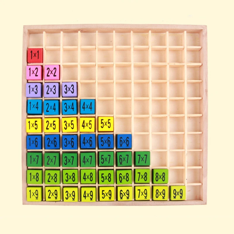 Early Educational Wooden Toys for Children Toys 99 Multiplication Table Math Arithmetic Teaching Learn Educational Gifts for Kid
Early Educational Wooden Toys for Children Toys 99 Multiplication Table Math Arithmetic Teaching Learn Educational Gifts for Kid